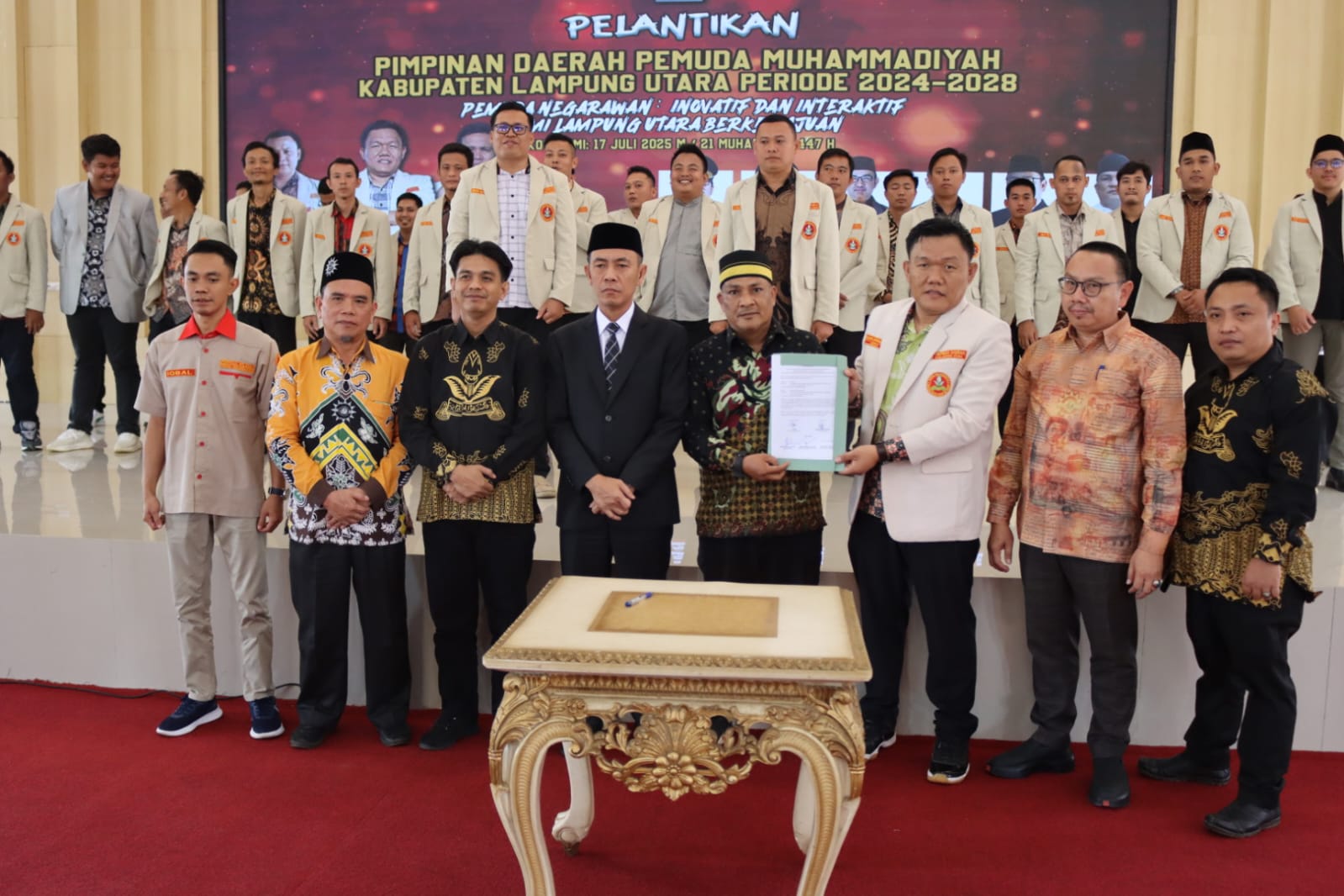 PEMERINTAH KABUPATEN LAMPUNG UTARA DUKUNG PROGRAM KETAHANAN PANGAN NASIONAL MELALUI PENANAMAN KEDELAI 100 HEKTAR BERSAMA TNI AL DAN PT KUAB