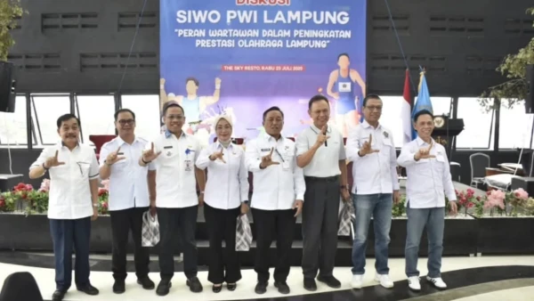 Sekretaris DPRD Lampung Hadiri Diskusi SIWO PWI tentang Olahraga