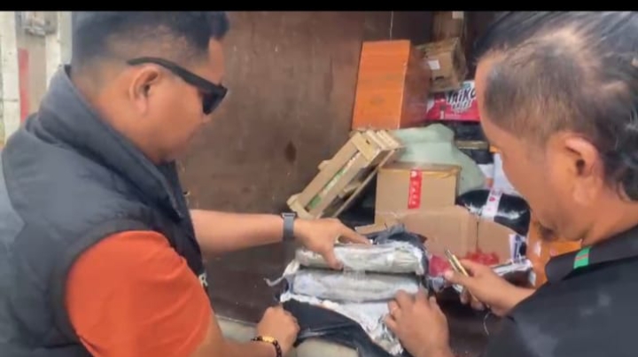Polsek KSKP Bakauheni Gagalkan Pegiriman Ganja Lewat Jasa Ekspedisi