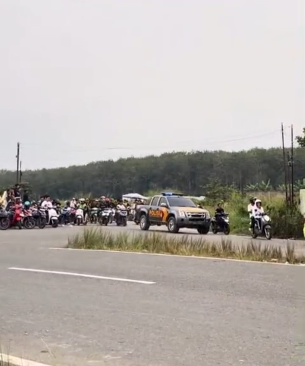 Polisi Bubarkan aksi Balap Liar di Jalur dua Sabah Balau