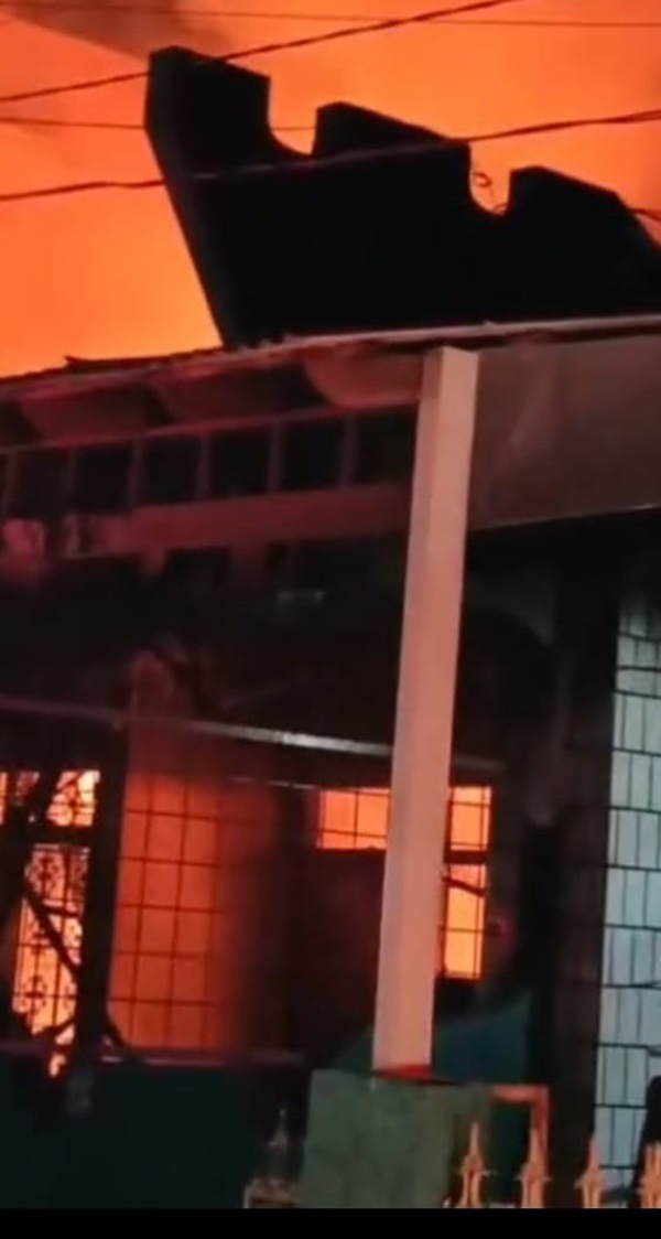 Kebakaran melanda rumah di Cut Nyak Dien Tanjung Karang Pusat