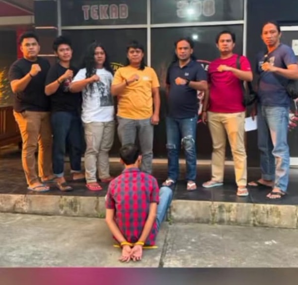 Tim tekab 308 Sat Reskrim Polres Lampung Tengah Ringkus F-S (36) Buronan 8 tahun.