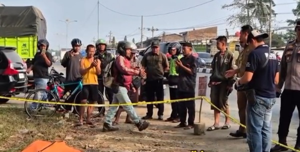 Polisi berhasil ungkap  Misteri tewasnya seorang pria di samping SPBU, Jalan Soekarno Hatta, Labuhan Ratu Raya, Labuhan Ratu, Bandar Lampung