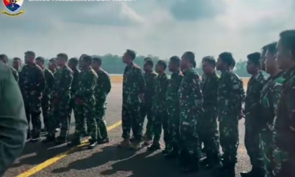 TNI AU Dukung Penanganan Kebakaran Lahan DI TNWK